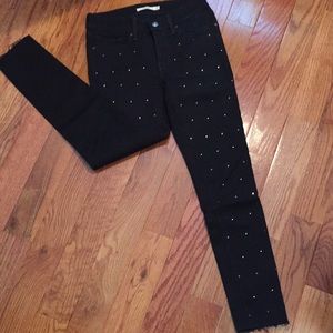 Cute Levi 711 studded skinny jean